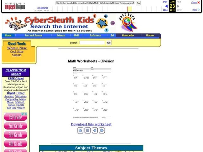 Math Practice Worksheet