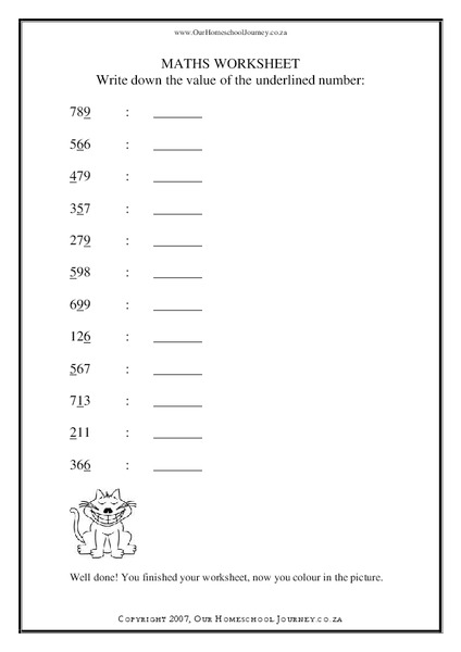 Math Worksheet Lesson Plan