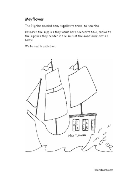 Mayflower Lesson Plan