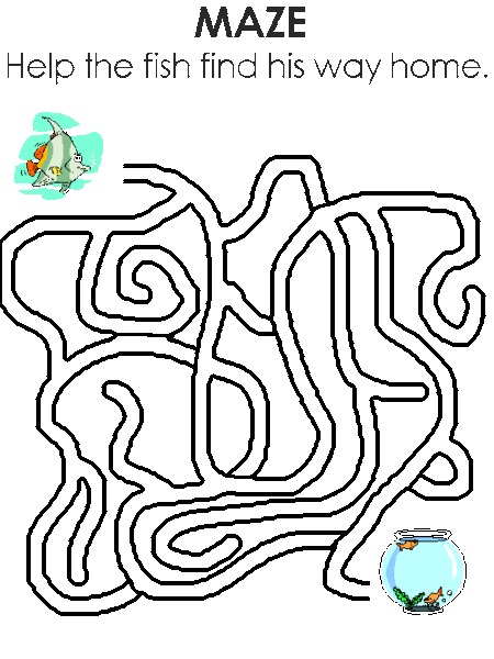 Maze Worksheet