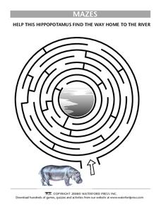 Mazes Lesson Plan