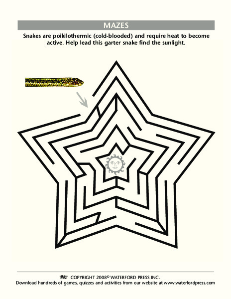 Mazes Lesson Plan