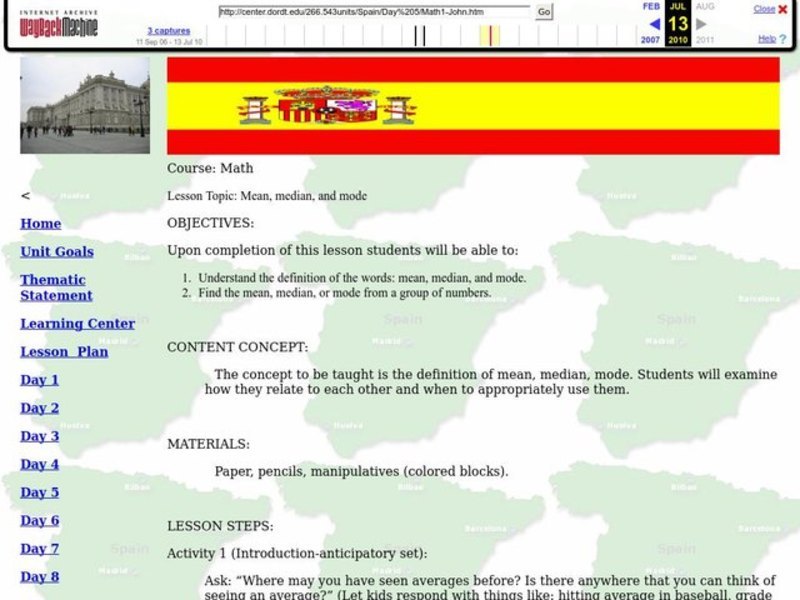 Mean Median and Mode Lesson Plan