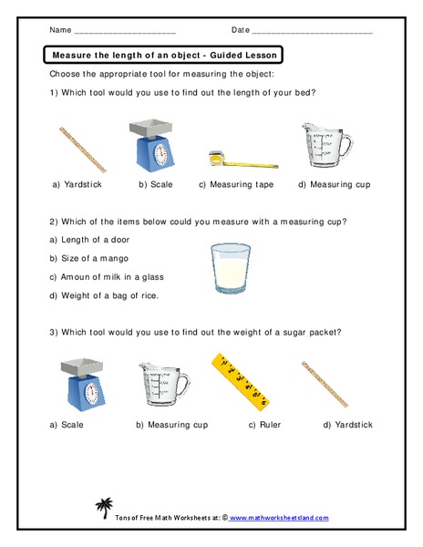 Measure the Length of an Object Worksheet