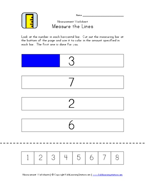 Measure the Lines Worksheet