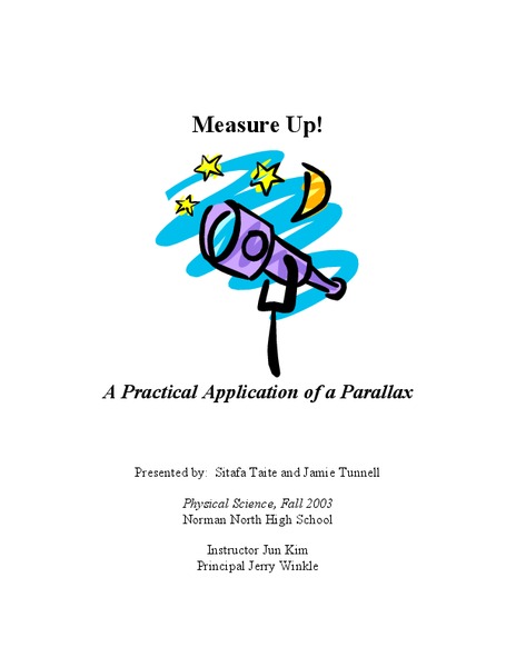 Measure Up! Lesson Plan