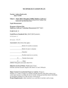 Measurement Lesson Plan