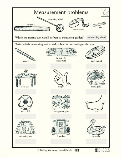 Measurement Problems Worksheet
