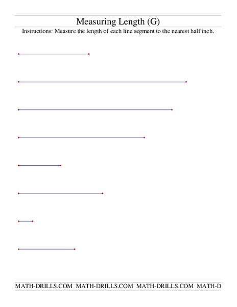 Measuring Length Worksheet