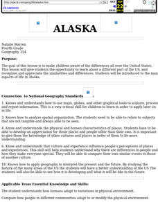 Alaska Lesson Plan