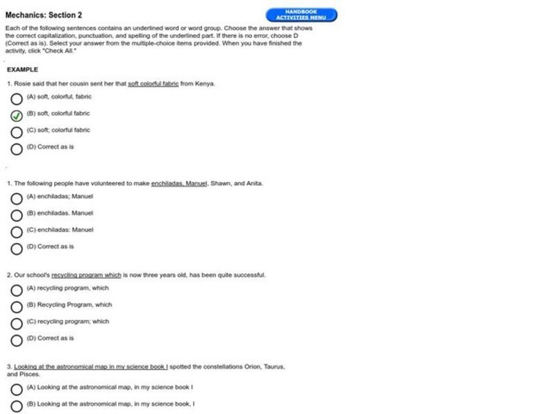 Mechanics: Section 2 Interactive