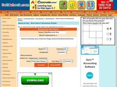 Memorial Day Worksheet