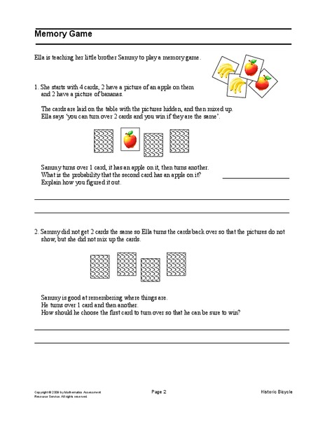 Memory Game Assessment