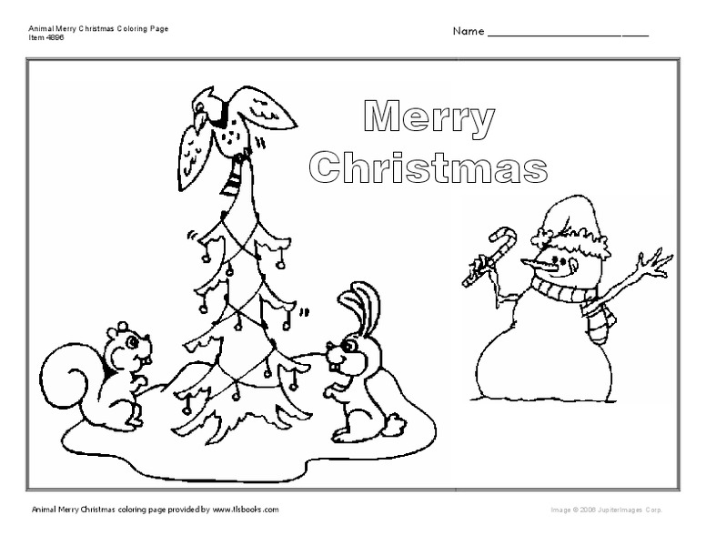 Merry Christmas Worksheet