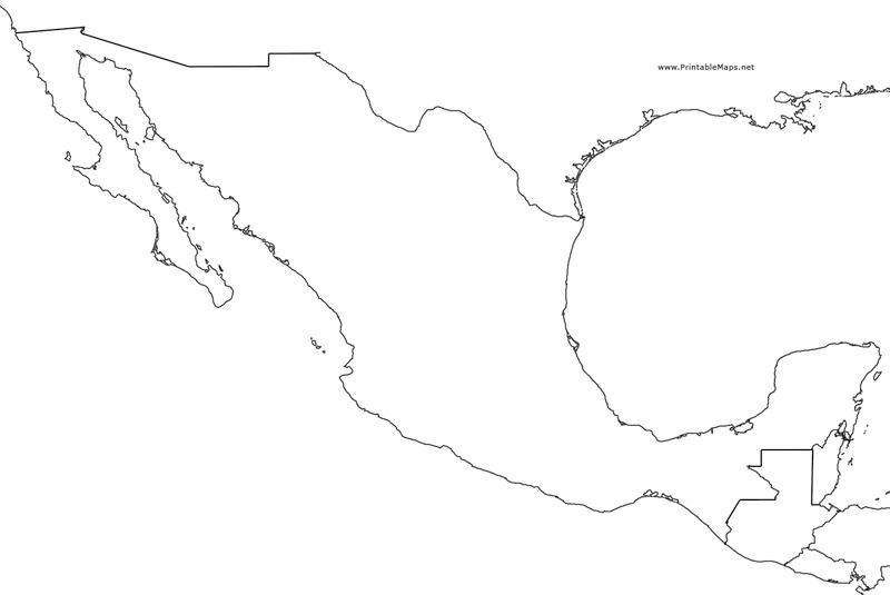 Mexico Map Organizer