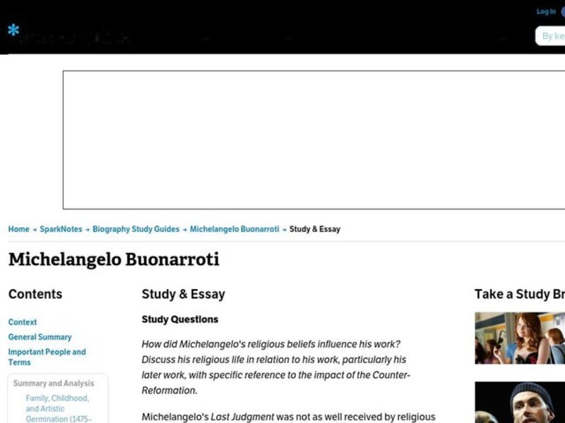 Michelangelo Buonarroti Interactive