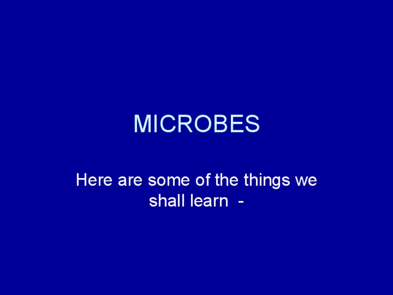 Microbes PPT