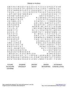 Midnight on the Moon Worksheet