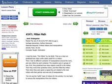 Mitten Math Lesson Plan
