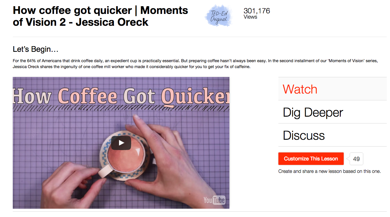 How Coffee Got Quicker Instructional Video