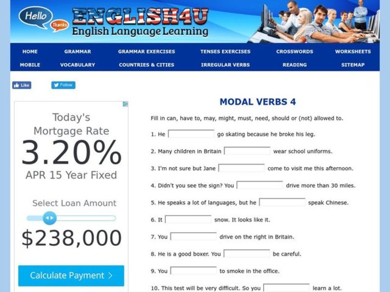 Modal Verbs Lesson Plan