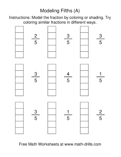 Modeling Fifths (A) Worksheet