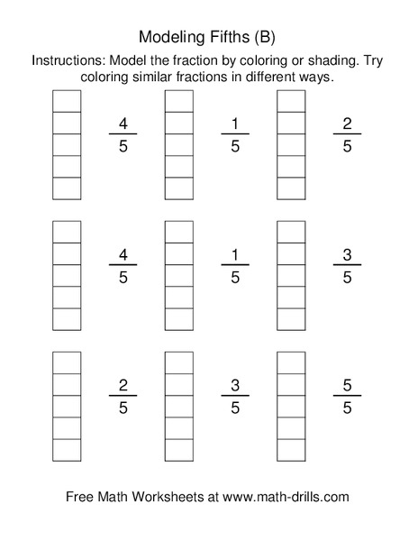 Modeling Fifths (B) Worksheet