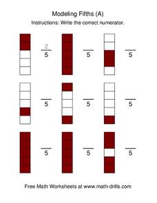 Modeling Fifths (A) Worksheet