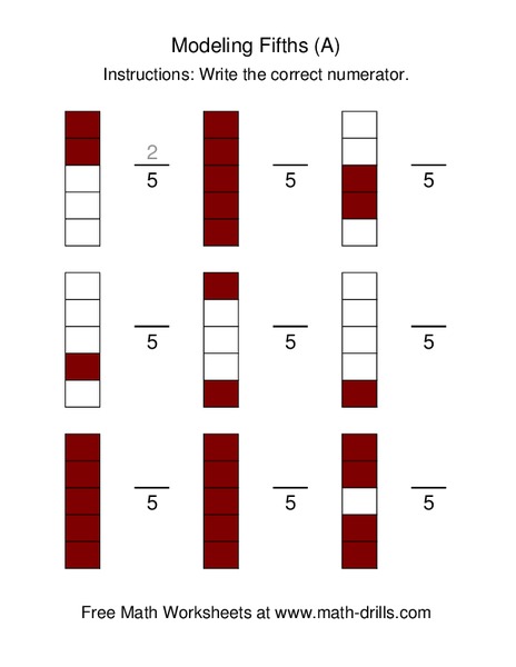 Modeling Fifths (A) Worksheet