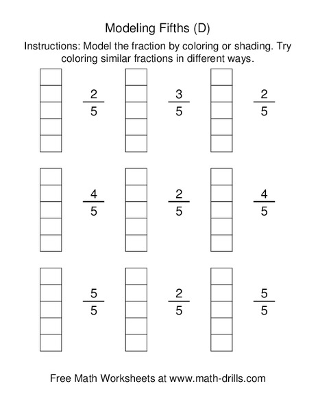 Modeling Fifths (D) Worksheet