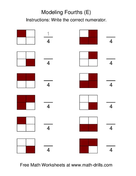 Modeling Fourths [E] Worksheet