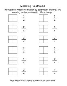 Modeling Fourths [E] Worksheet