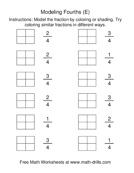 Modeling Fourths [E] Worksheet