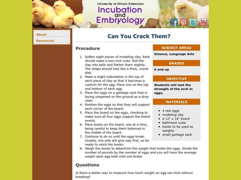 Can You Crack Them? Lesson Plan