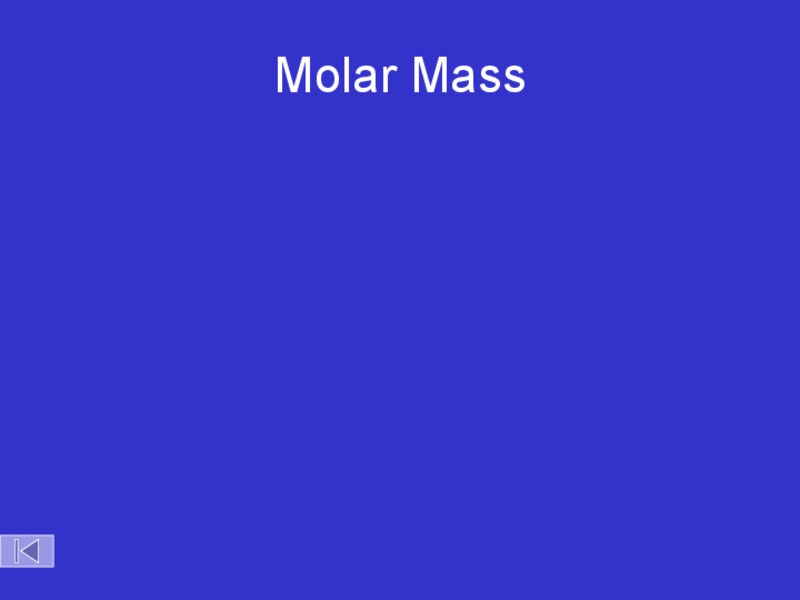 Molar Mass PPT