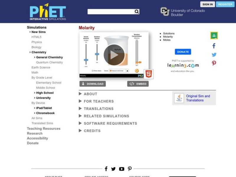 Molarity Interactive