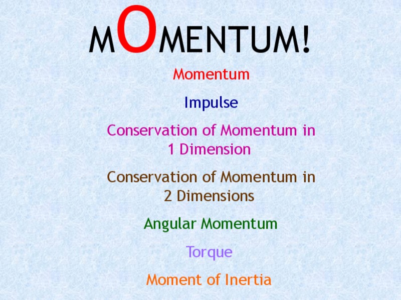 Momentum PPT