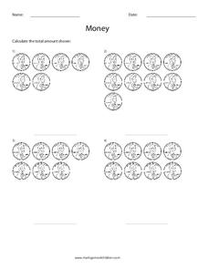 Money Addition Worksheet