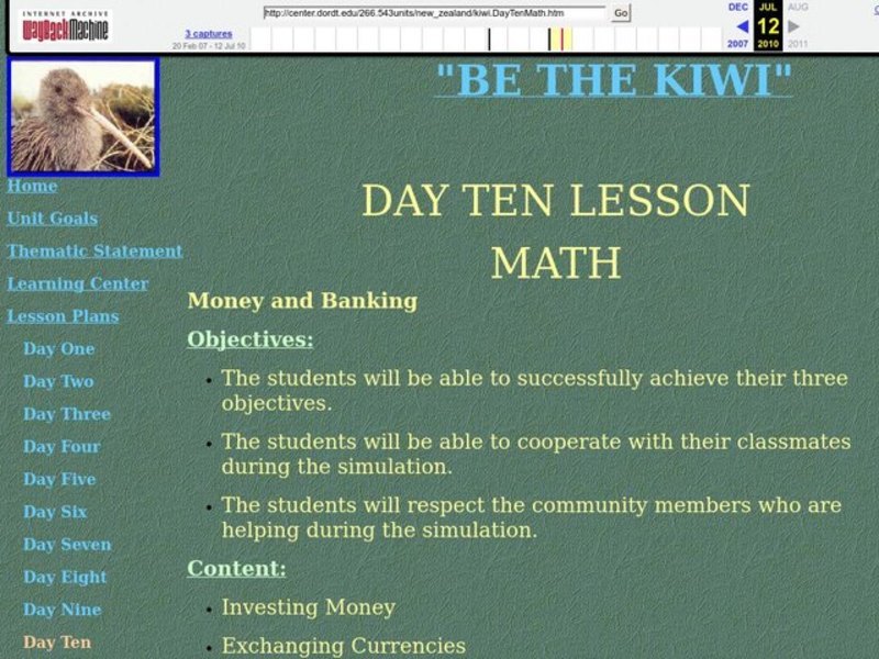 Money and Banking Lesson Plan