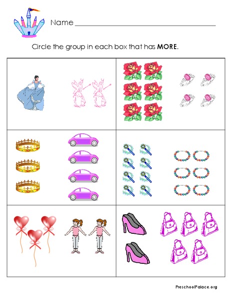More or Less? Lesson Plan