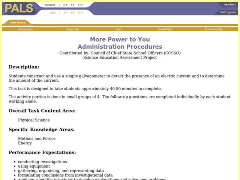 More Power to You Lesson Plan
