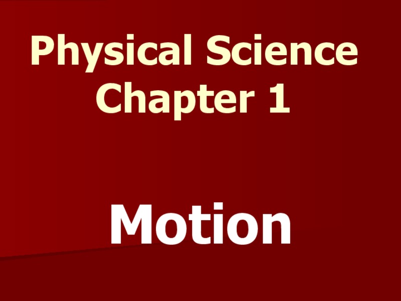 Motion PPT