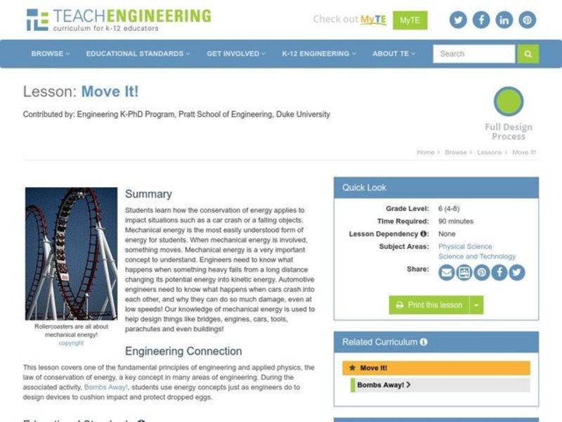 Move It! Lesson Plan