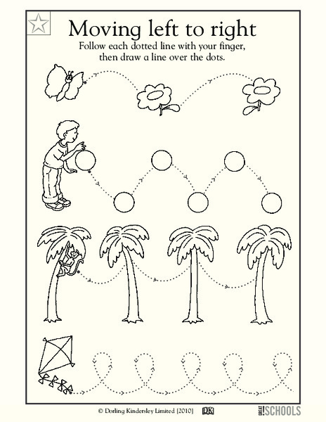 Moving Left to Right Worksheet