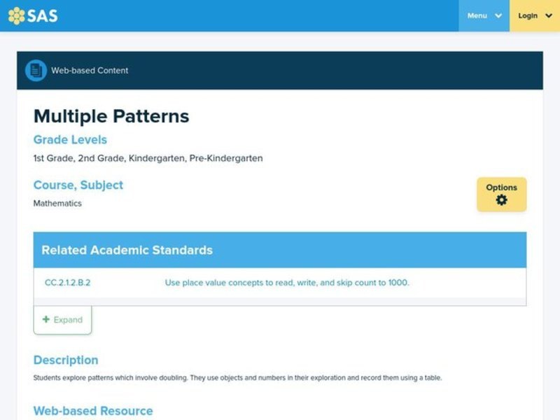 Multiple Patterns Lesson Plan