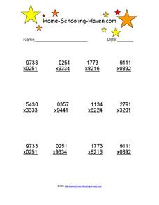 Multiplication 2 Worksheet