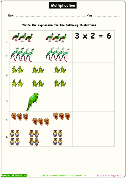 Multiplication Worksheet