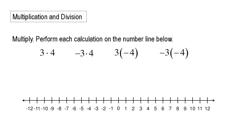 Multiplication and Division Worksheet