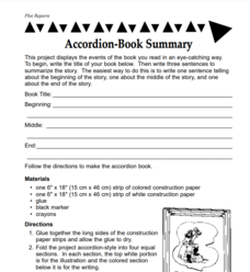 Accordion-Book Summary Lesson Plan