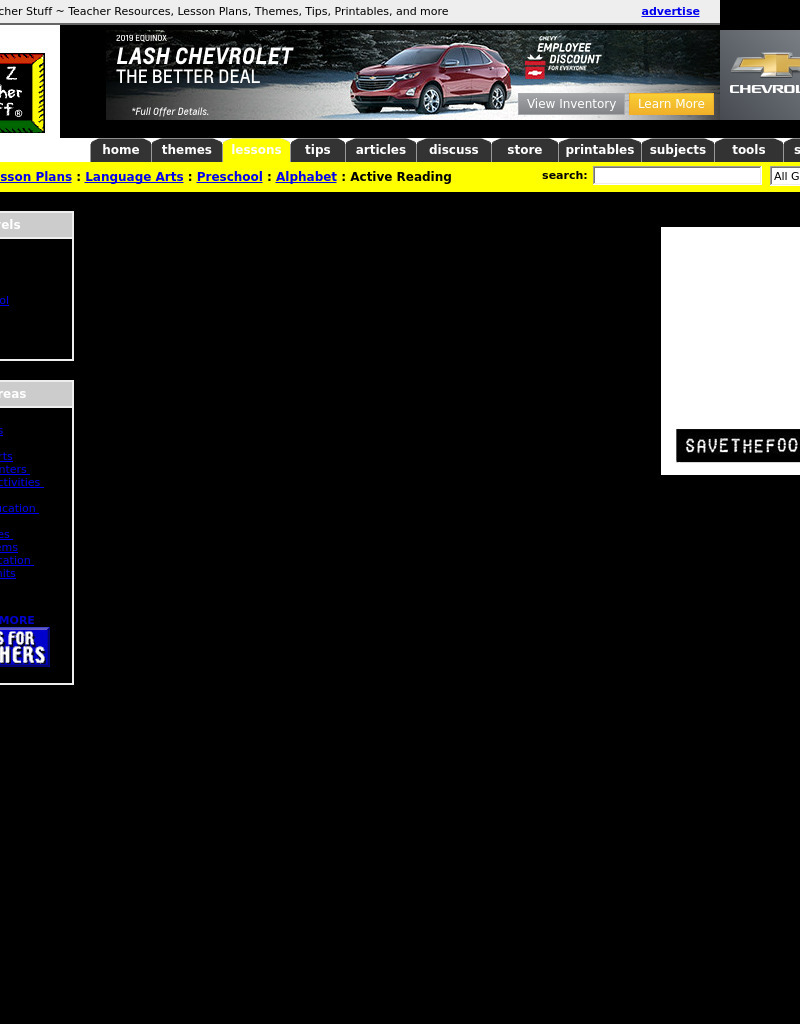 Active Reading Lesson Plan
